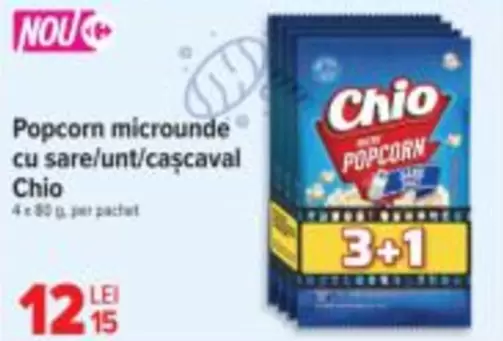 Chio - Popcorn cu sare/unt/cașcaval