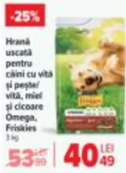 Hrană uscată pentru câini cu vită și pește