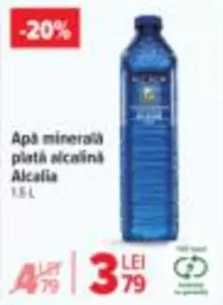 Apă minerală plată alcalină