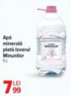 Apă minerală plată