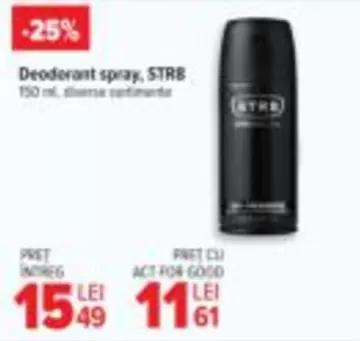 Deodorant spray