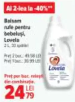 Balsam rufe pentru bebeluși