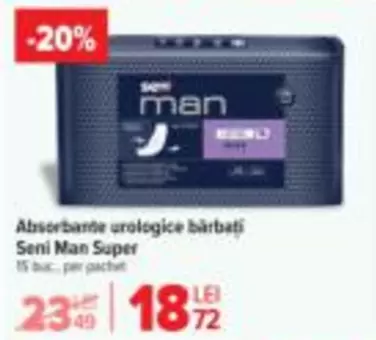 Absorbante urologice barbati