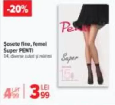 Penti - Șosete fine, femei Super PENTI