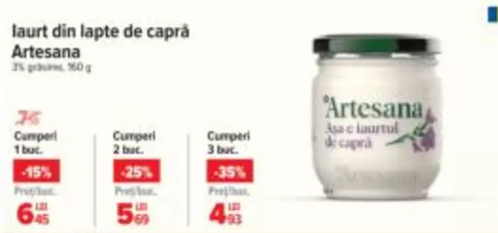 Iaurt din lapte de capră