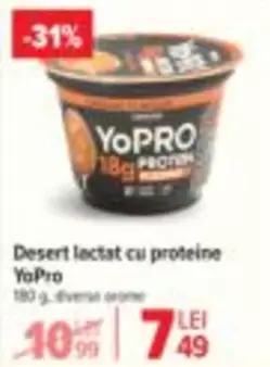 Desert lactat cu proteine