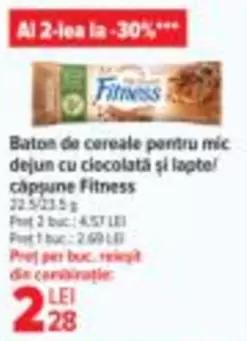 Baton de cereale pentru mic dejun cu ciocolată și lapte/căpșune