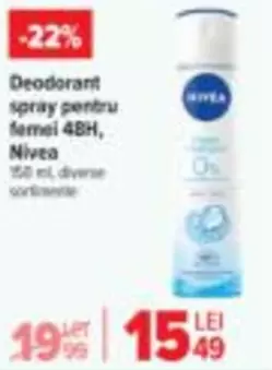 Deodorant spray pentru femei 48H