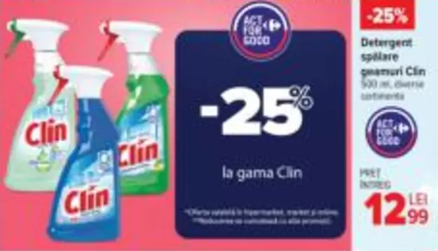 Detergent spălare geamuri