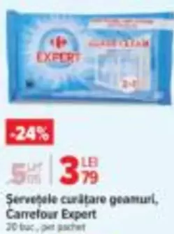 Șervețele curățare geamuri