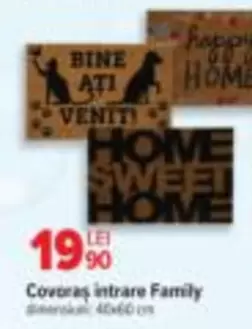 Covoraș intrare Family