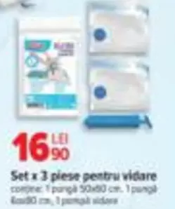 Set x 3 piese pentru vidare