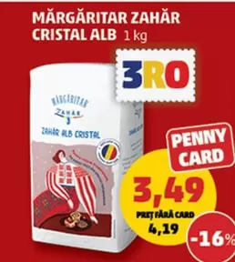 Alb - ZAHĂR CRISTAL ALB