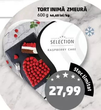 Raspberry - TORT INIMĂ ZMEURĂ