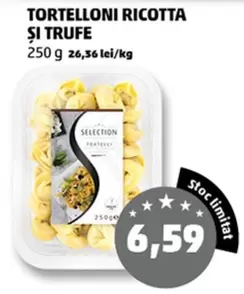 TORTELLONI RICOTTA ȘI TRUFE