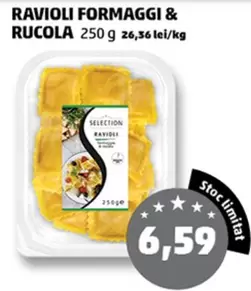 RAVIOLI FORMAGGI & RUCOLA