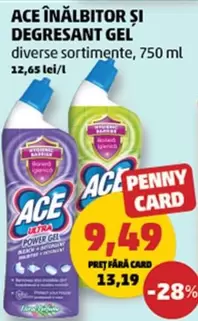 Ace - ÎNĂLBITOR ȘI DEGREASANT GEL