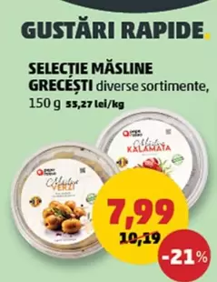 SELECȚIE MĂSLINE GRECEȘTI