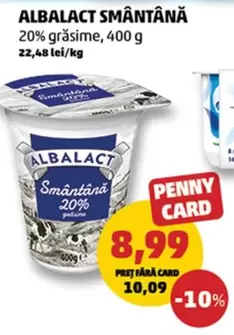 Smântână 20% grăsime