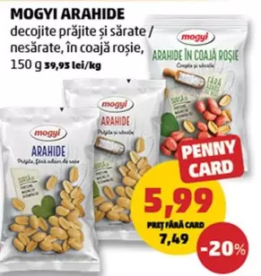 Arahide decojite prajite si sarate / nesarate, in coaja rosie