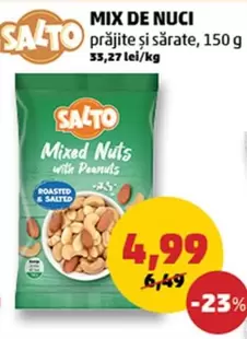 MIX DE NUCI prăjite și sărate