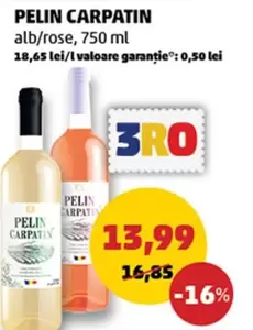 PELIN CARPATIN alb/rose