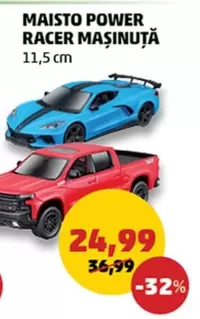 POWER RACER MAȘINUȚĂ 11,5 cm