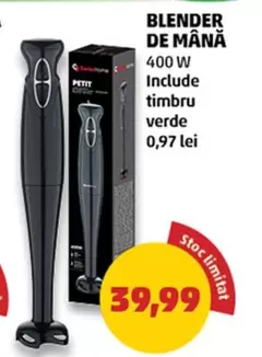 BLENDER DE MÂNĂ