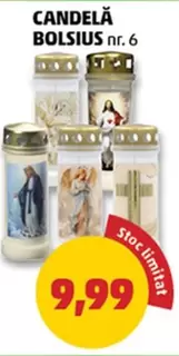 Candelă Bolsius nr. 6