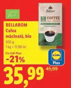 Cafea măcinată, bio
