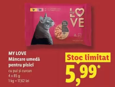 Mâncare umedă pentru pisici cu pui și curcan