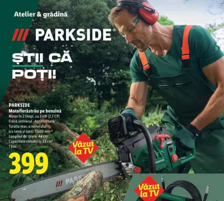 Motofierăstrău pe benzină