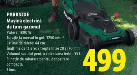 Mașină electrică de tuns gazonul