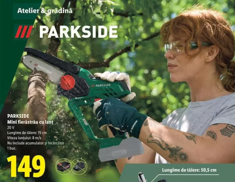 Mini fierăstrău cu lanț