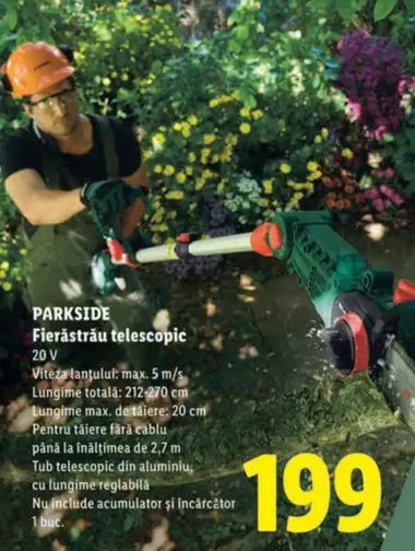 Total - Fierăstrău telescopic