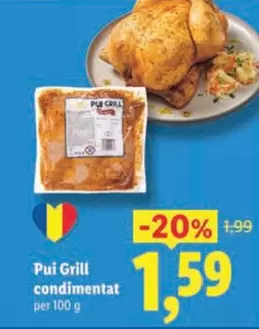 Pui Grill condimentat