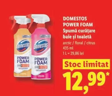 POWER FOAM Spumă curățare baie și toaletă