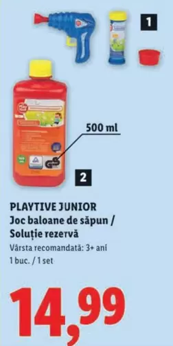 Joc baloane de săpun / Soluție rezervă