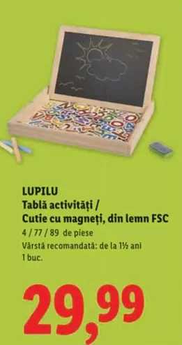 Tablă activități / Cutie cu magneți