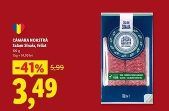 Salam Sinaia, feliat