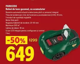 Robot de tuns gazon, cu acumulator