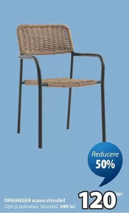 ORKANGER scaun stivuibil