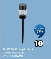 lampă solară Lumina multicolora