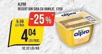 Alpro - DESERT DIN SOIA CU VANILIE