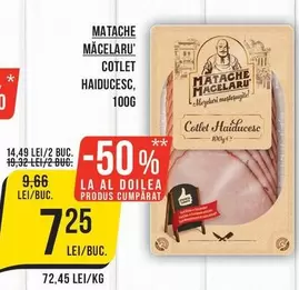 MATCHE MACELARU COTLET HAIDUCESC