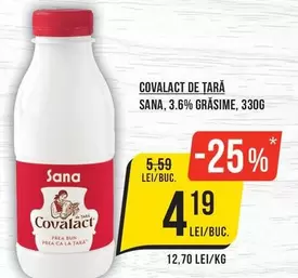 SANA, 3.6% GRASIME