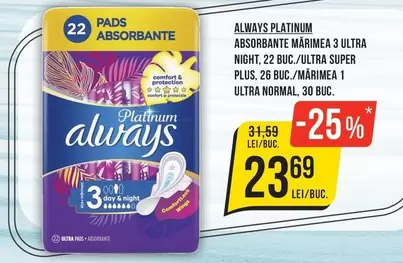 Always - Pads Absorbante