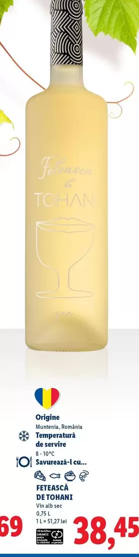 Alb - Fetească Detohană