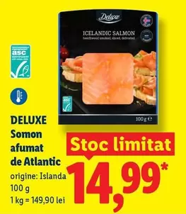 Somon afumat de Atlantic