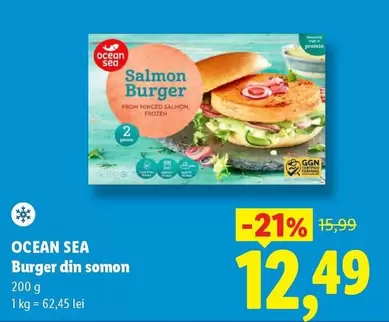 Frozen - Burger din somon